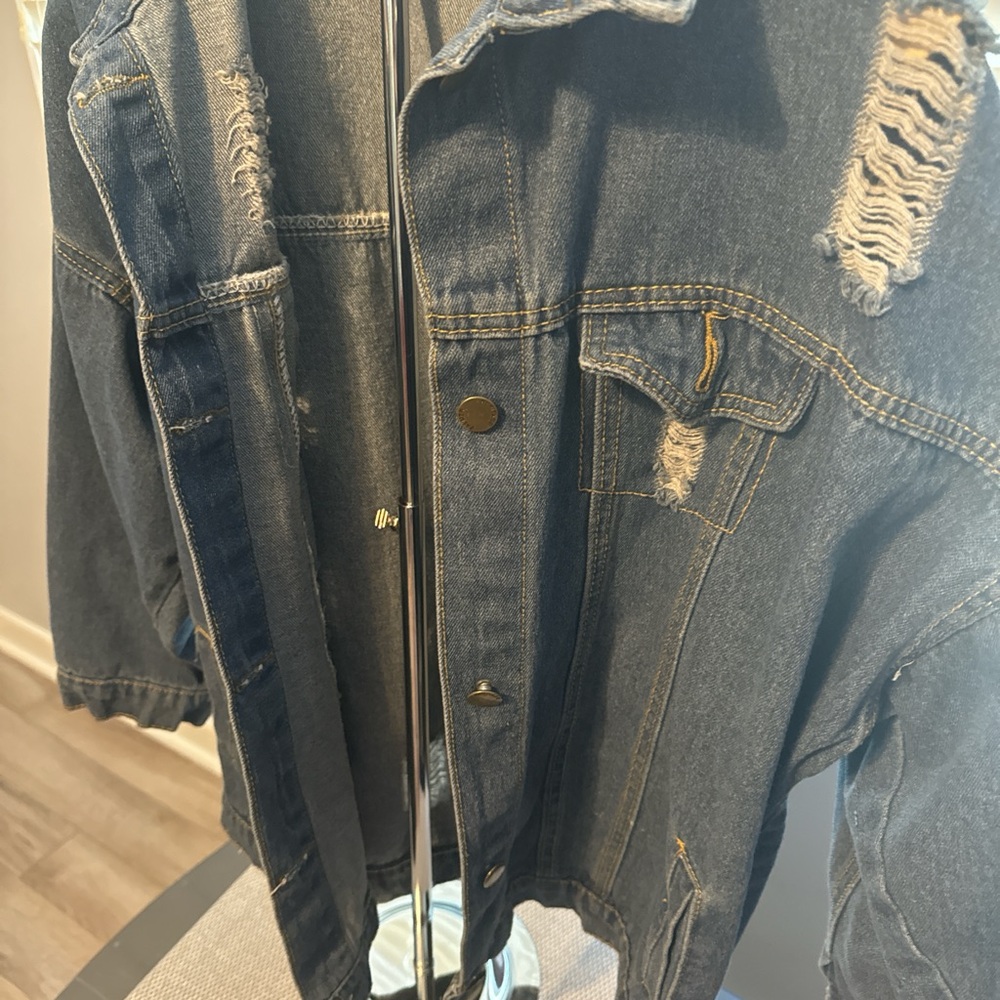 Denim Jacket, Button Up - image 3